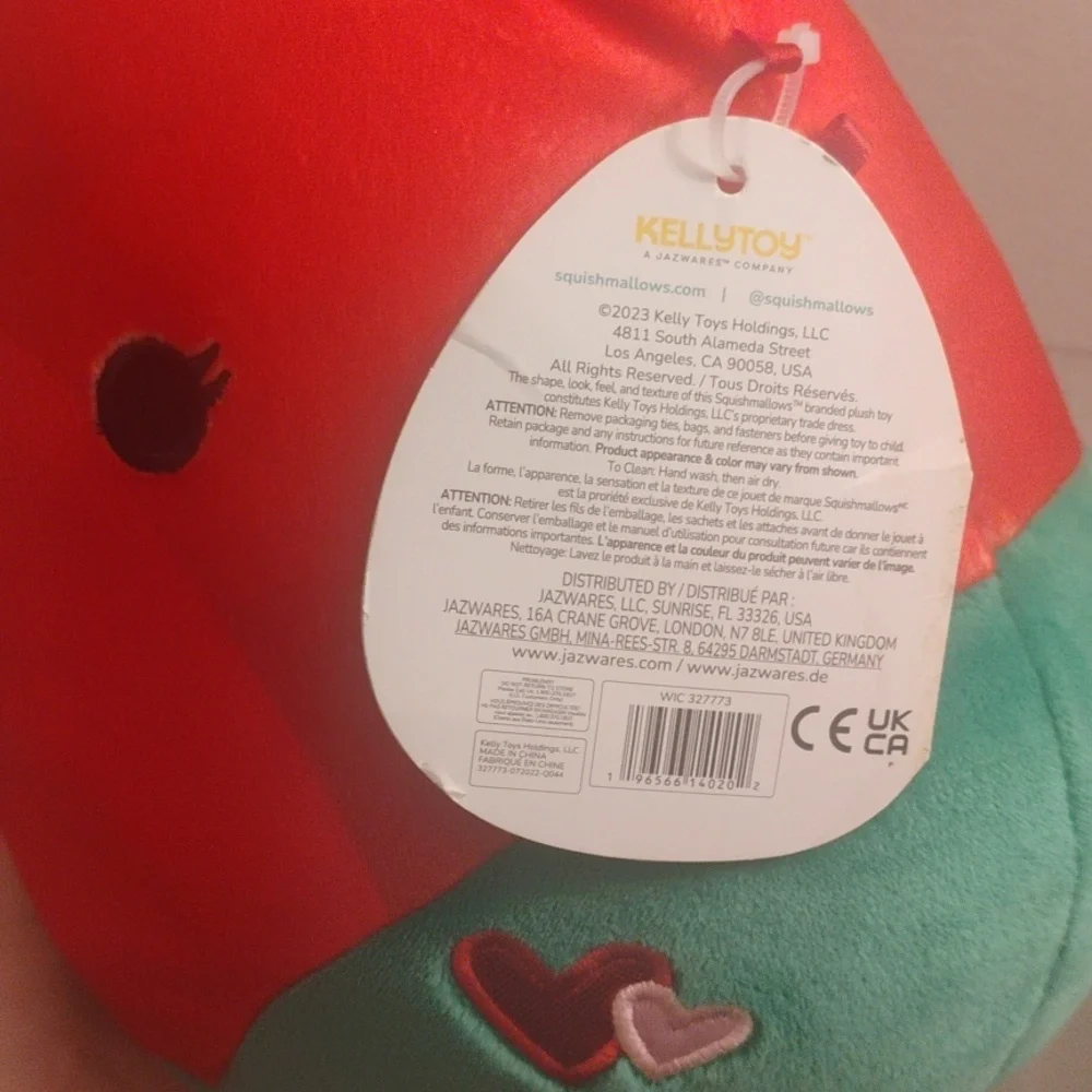 Squishmallows Walsh the Rose NWT 🌹 - Picture 5 of 7